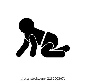 Baby sign icon. Baby symbol. Vector illustration