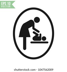 Baby Sign Icon Vector Template Stock Vector (Royalty Free) 1047562009 ...