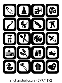 baby signs. Vector