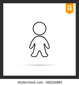 Baby silhouette