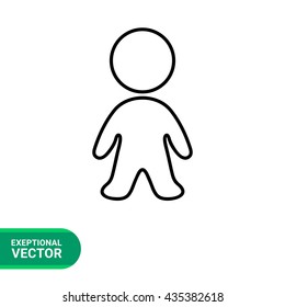 Baby silhouette