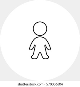 Baby silhouette