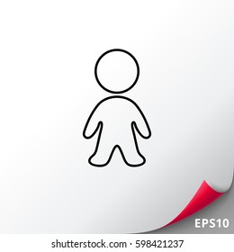 Baby silhouette