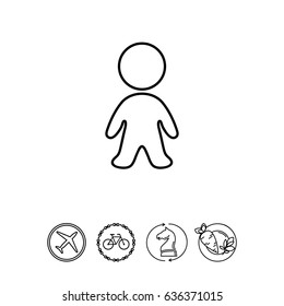 Baby silhouette