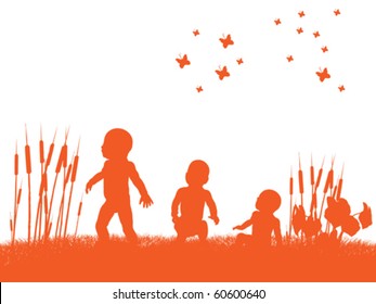 baby silhouettes