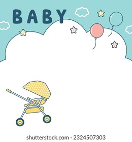 Baby Simple Vector Icons Frame