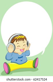 baby singing can use for input text in  blank space