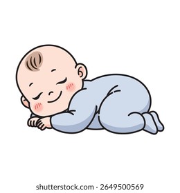 Baby Sleep Vector Image, Toddler Sleep Vector Image, Baby Nap Image, Kid, Children image.