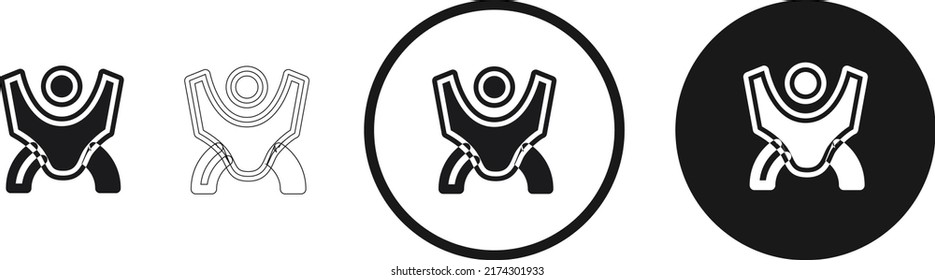 baby sling icon . web icon set . icons collection. Simple vector illustration.