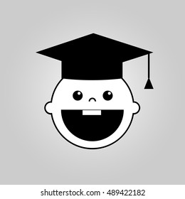 Baby smart icon vector design