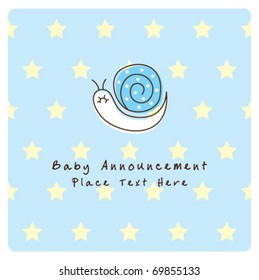 baby snail boy arrival