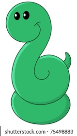 Cheerful Green Snake Vector Image Logo Vector C S N Mi N Ph B N Quy N Shutterstock