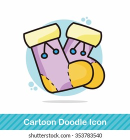 baby sock doodle