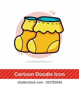 baby sock doodle