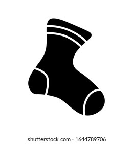 Baby sock icon vector sign and symbol on trendy design