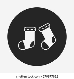 baby socks icon