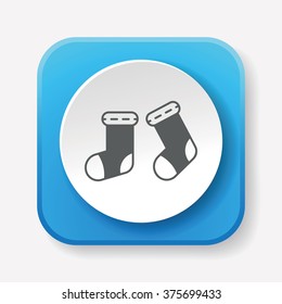baby socks icon