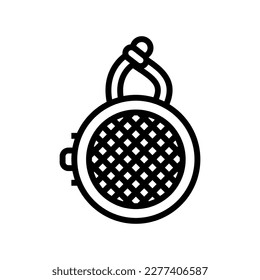 baby sound machine home accessory line icon vector. baby sound machine home accessory sign. isolated contour symbol black illustration