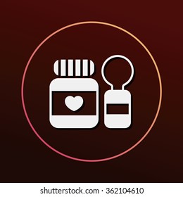 baby spoon and fork icon