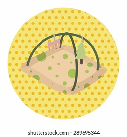 baby spoon and fork theme elements