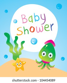 baby squid shower