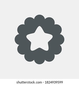 Baby star chip quality vector illustration cut