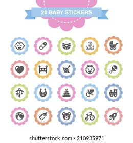 Baby stickers.