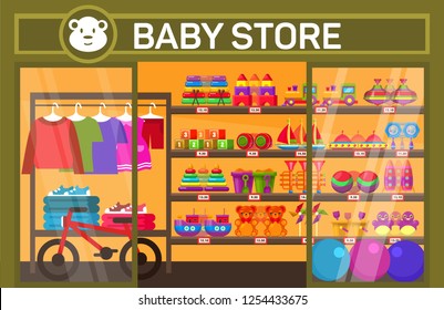 Baby Store With Children Items.