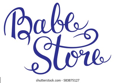 Baby Store - Hand Lettering