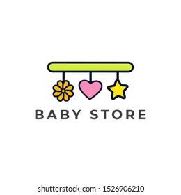 Baby Store Logo Icon Stock Vector Template Design Vector illustration