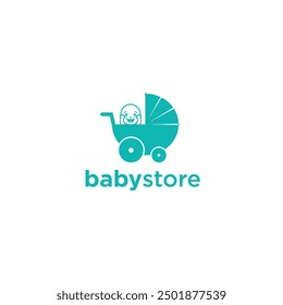 Vector de Logo de Tienda de Bebé Simple