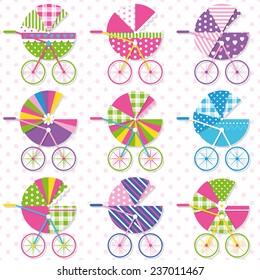 baby stroller collection pattern