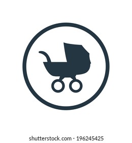 baby stroller icon