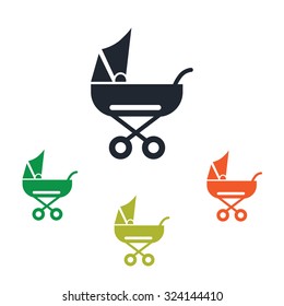 Baby Stroller Icon