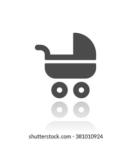 Baby Stroller Icon