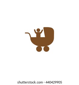 baby stroller, icon,