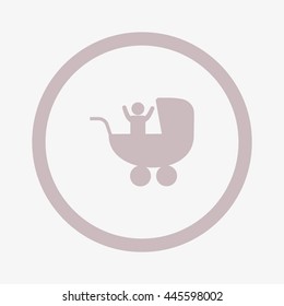 baby stroller, icon,