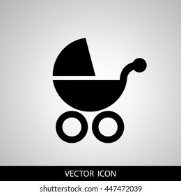 baby stroller icon