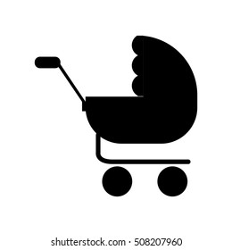 Baby Stroller Icon