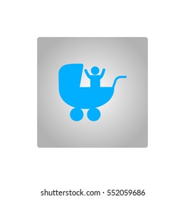 baby stroller, icon,