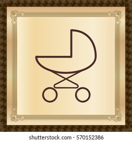 Baby Stroller icon