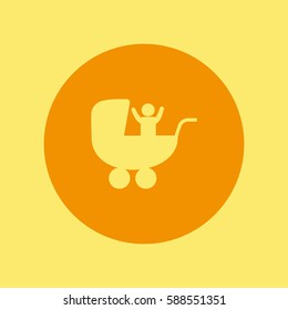 baby stroller icon