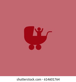baby stroller, icon,