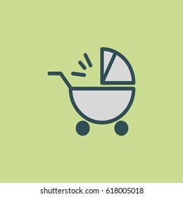 baby stroller icon