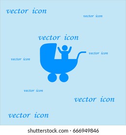 baby stroller, icon,
