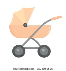 Baby stroller icon clipart avatar logtotype isolated vector illustration