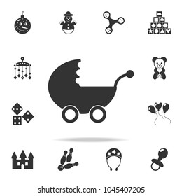 Baby Stroller icon. Detailed set of baby toys icons. Premium quality graphic design. One of the collection icons for websites, web design, mobile app on white background