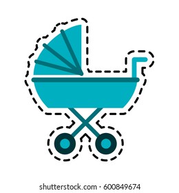 baby stroller icon image 