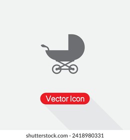 Ilustración Del Vector Del Icono Del Amortiguador Del Bebé Eps10
