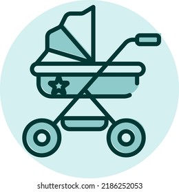 Atrapador de bebé, ilustración, vector sobre un fondo blanco.